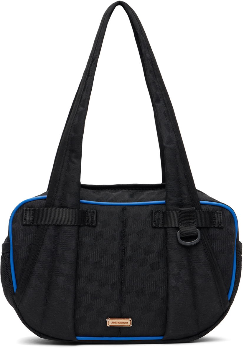 Tygpåse ADER ERROR Jacquard Tote Bag Svart | BMADFWBA0604BK
