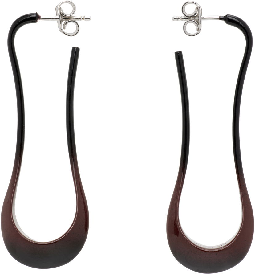 Örhängen LEMAIRE Lemaire Short Drop Earrings Bourgogne | AC251 LO0114
