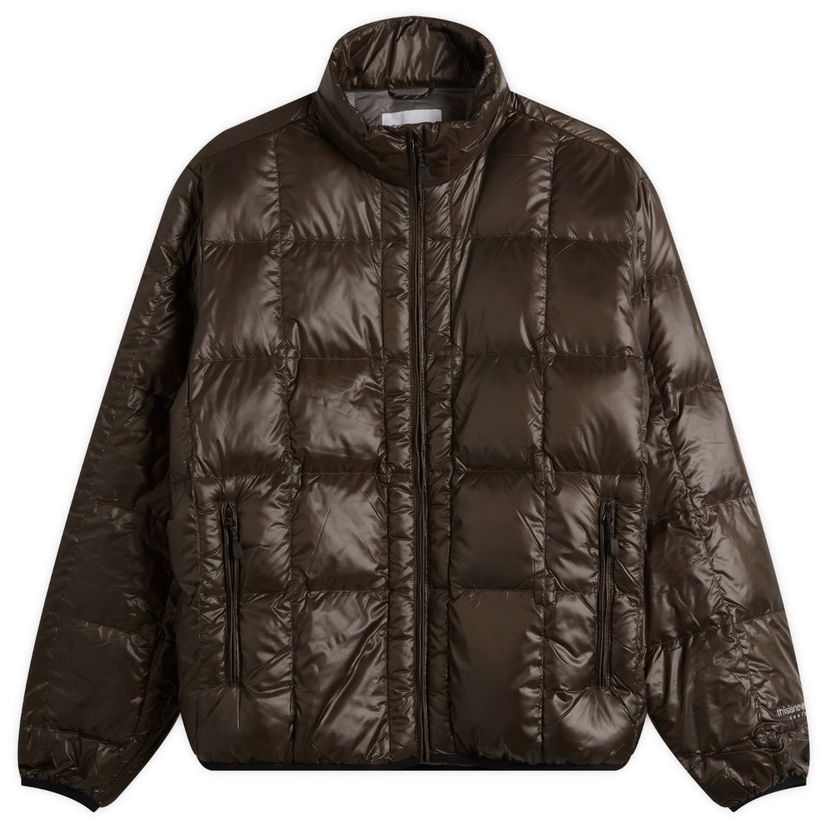 Pufferjacka thisisneverthat PERTEX Light Down Jacket Brun | TN253OOWHS10-BLK