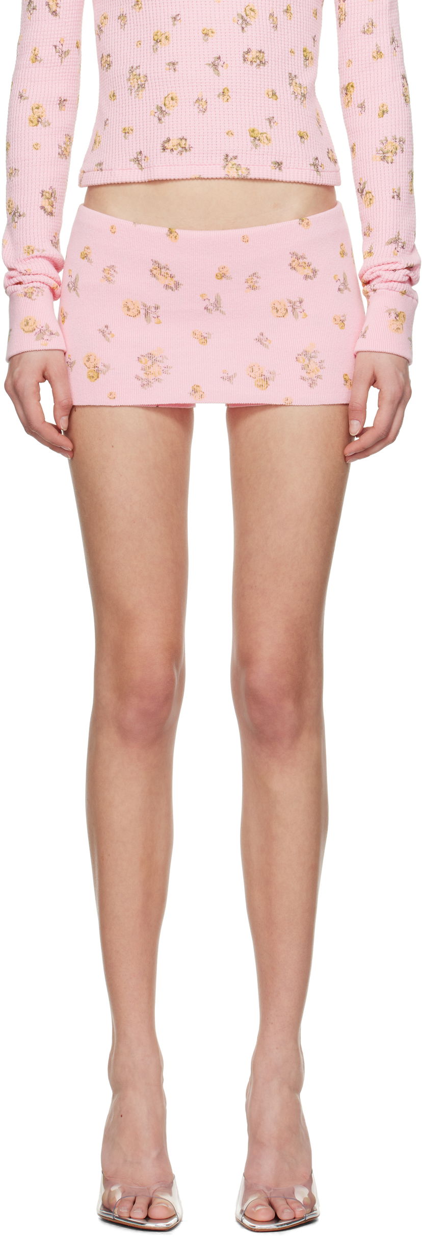 Kjol GUIZIO Guizio Thermal Skort Rosa | H24203K082