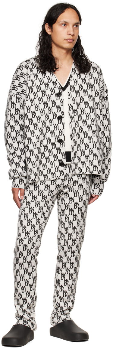 Byxor We11done We11done Jacquard Lounge Pants Vit | WD-KP9-20-096-W-IV, 3