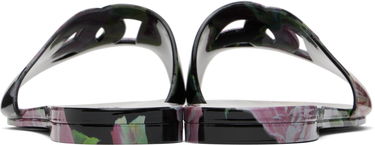 Klä Dolce & Gabbana Dolce&Gabbana Floral Print Rubber Slides Vit | CW2215 A6L05, 4
