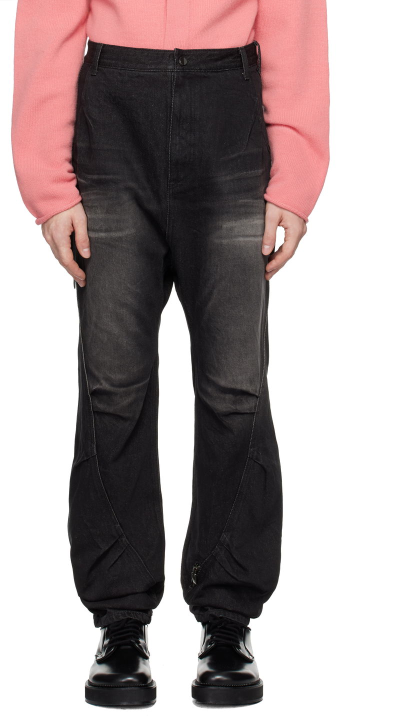 Byxor ADER ERROR Faded Black Denim Jeans Svart | BN01FWJE0108BK