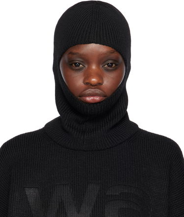 Mössa Alexander Wang Logo Compact Deboss Balaclava Svart | 4KC4239056, 0