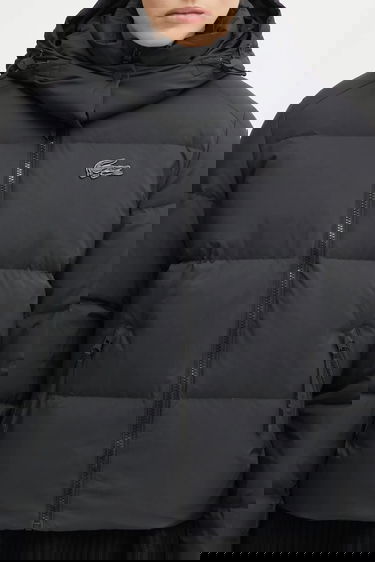 Pufferjacka Lacoste Hooded Puffer Jacket Svart | BF3262, 5