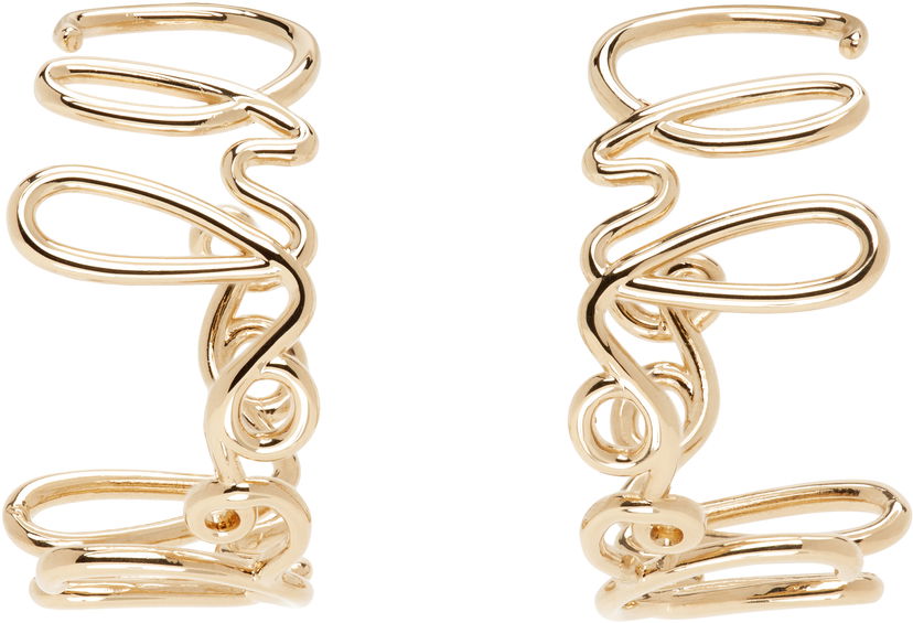 Ringa CHLOÉ Chloé 'The Chloé Iconic Hoop' Earrings Metallisk | CHC24WFE04CB7