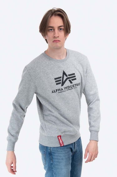 Sweater Alpha Industries Alpha Industries Basic Sweater Grå | 178302.17, 5