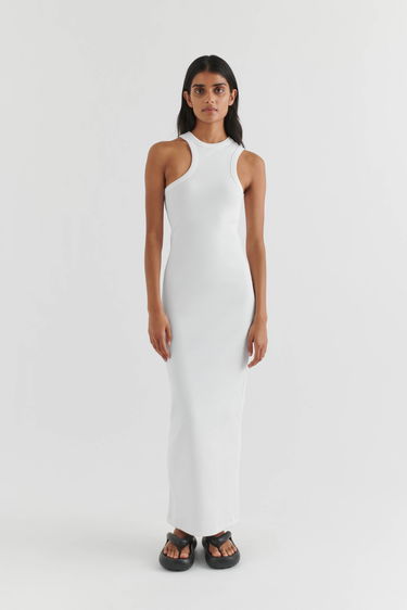 Klä AXEL ARIGATO Scoop Asymmetric Dress Vit | A2087001, 2