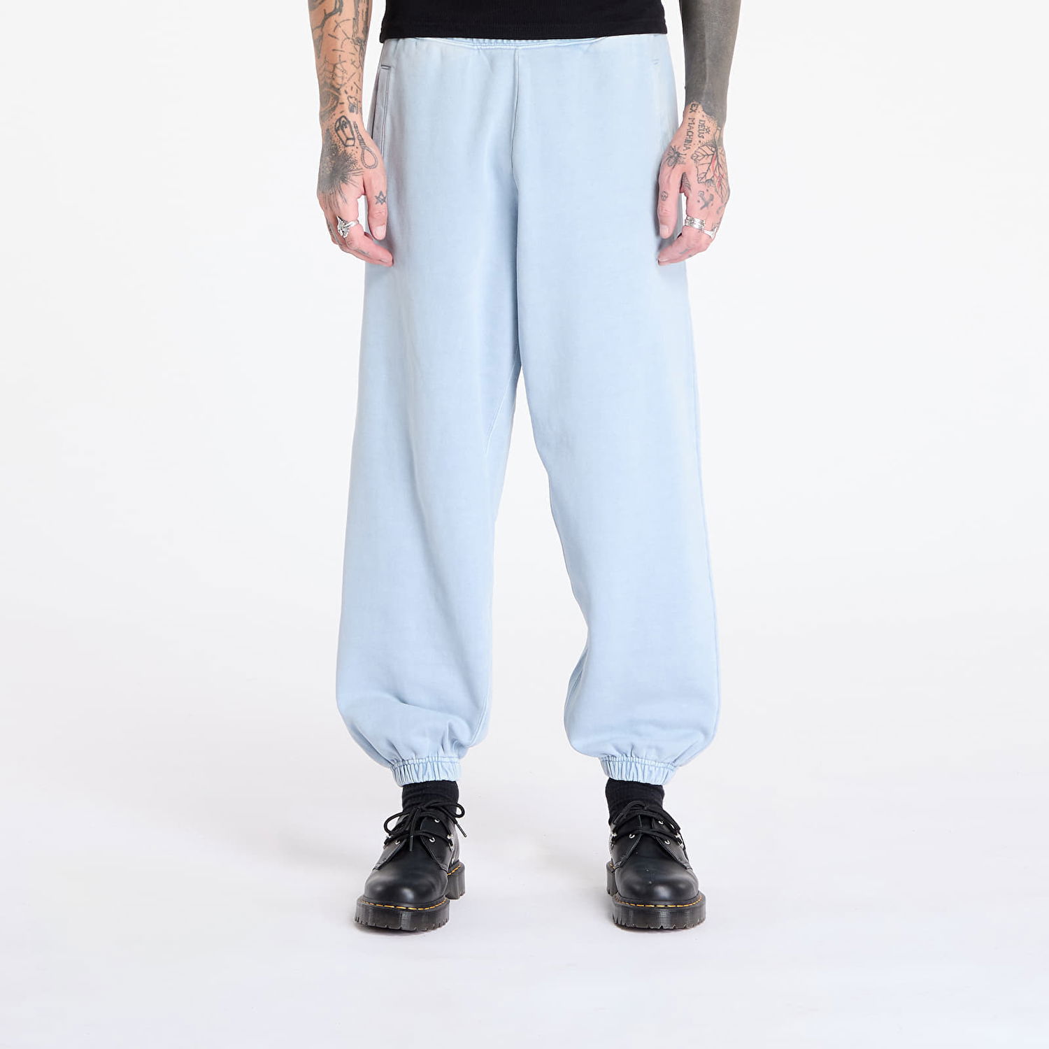 Träningsbyxor Carhartt WIP Sweatpants Vista Grand Sweat Pant Dusty Ice Garment Dyed S Blå | I032337.2BSGD, 0