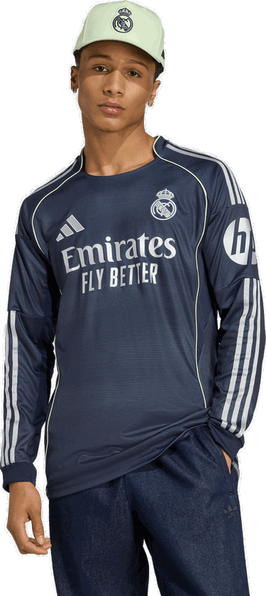 Jersey adidas Performance Real Madrid 25/26 Away Long Sleeve Jersey Mörkblå | JP3939, 4