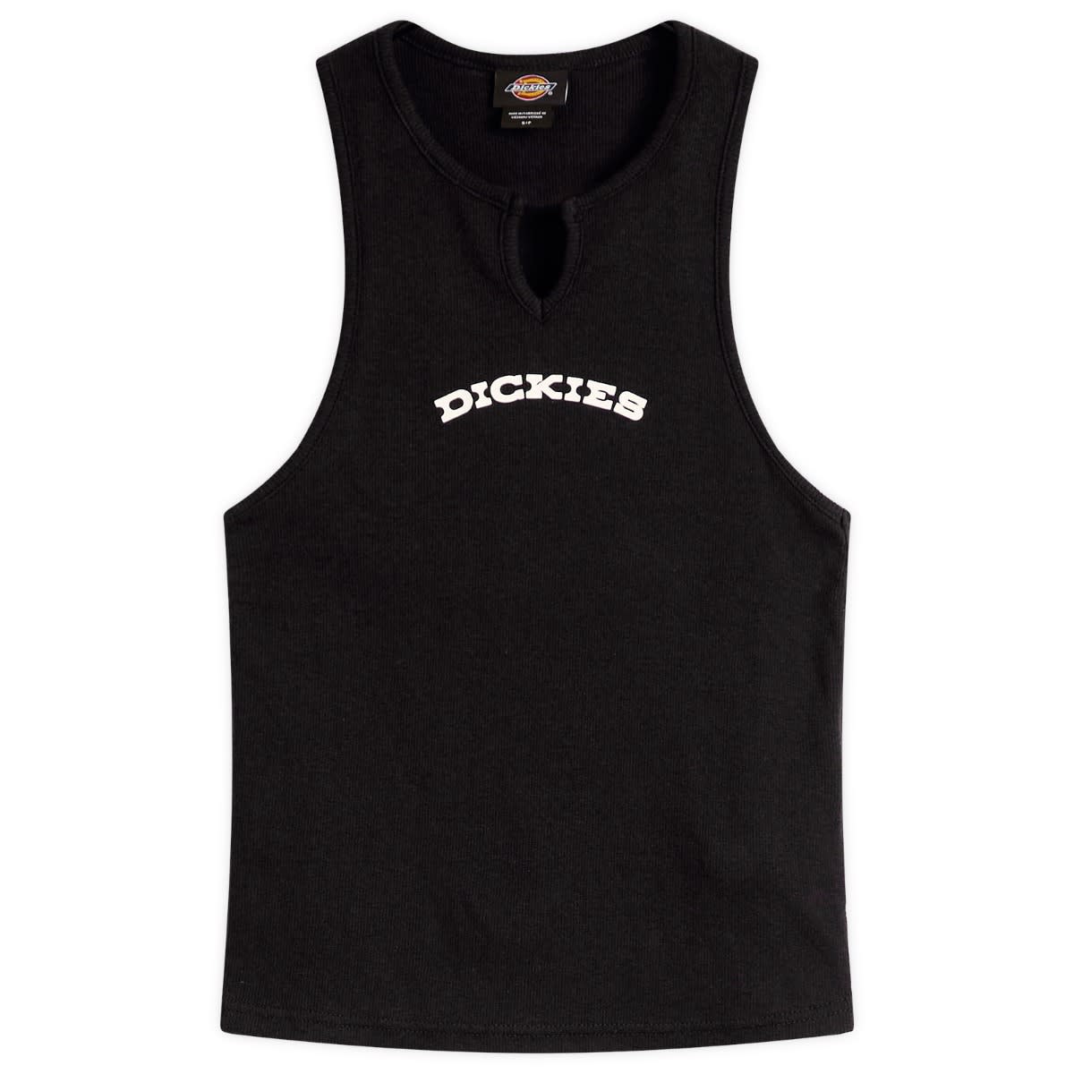 Linne Dickies Women's V-Neck Logo Vest Svart | DK0A8677BLK1, 0