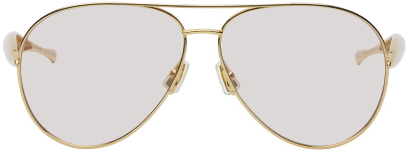 Solglasögon Bottega Veneta Sardine Sunglasses Metallisk | BV1305S-002