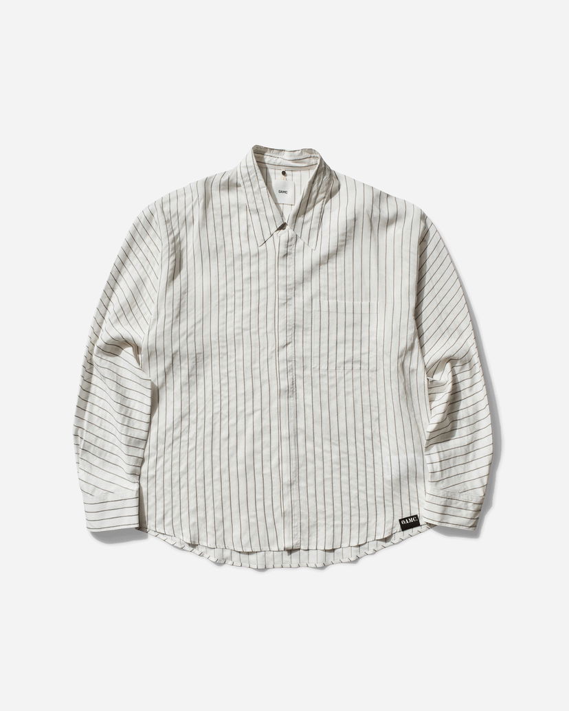 Skjorta OAMC Cronos Striped Shirt Vit | OA5SMS08APTR368002 002