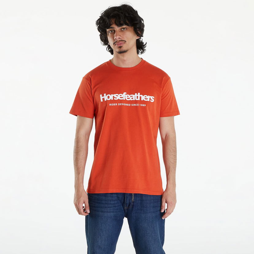 T-shirt Horsefeathers Quarter T-Shirt Orange Rust Orange | SM1178U
