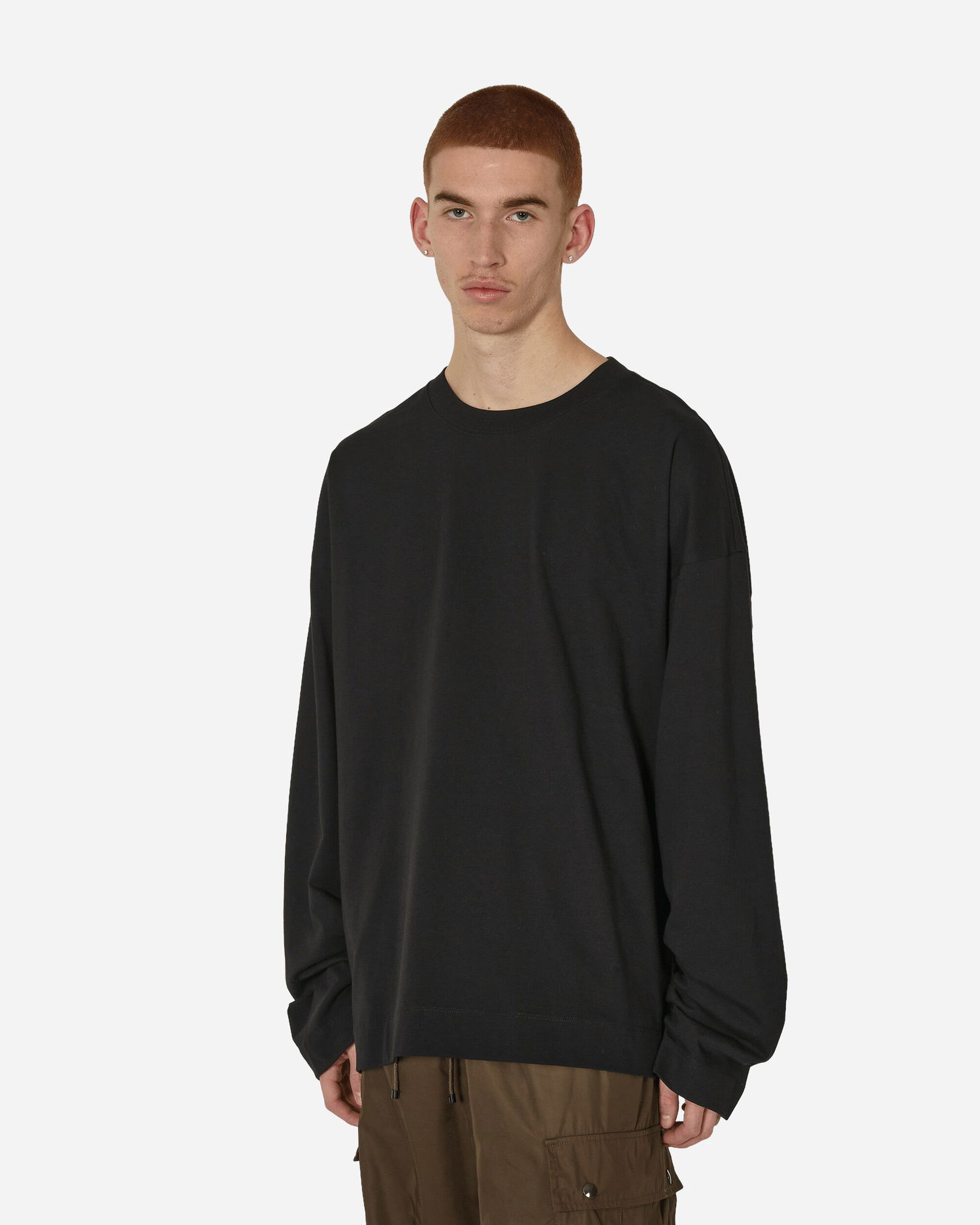 T-shirt Dries Van Noten Oversized T-Shirt Svart | 241-021119-8603 900, 1