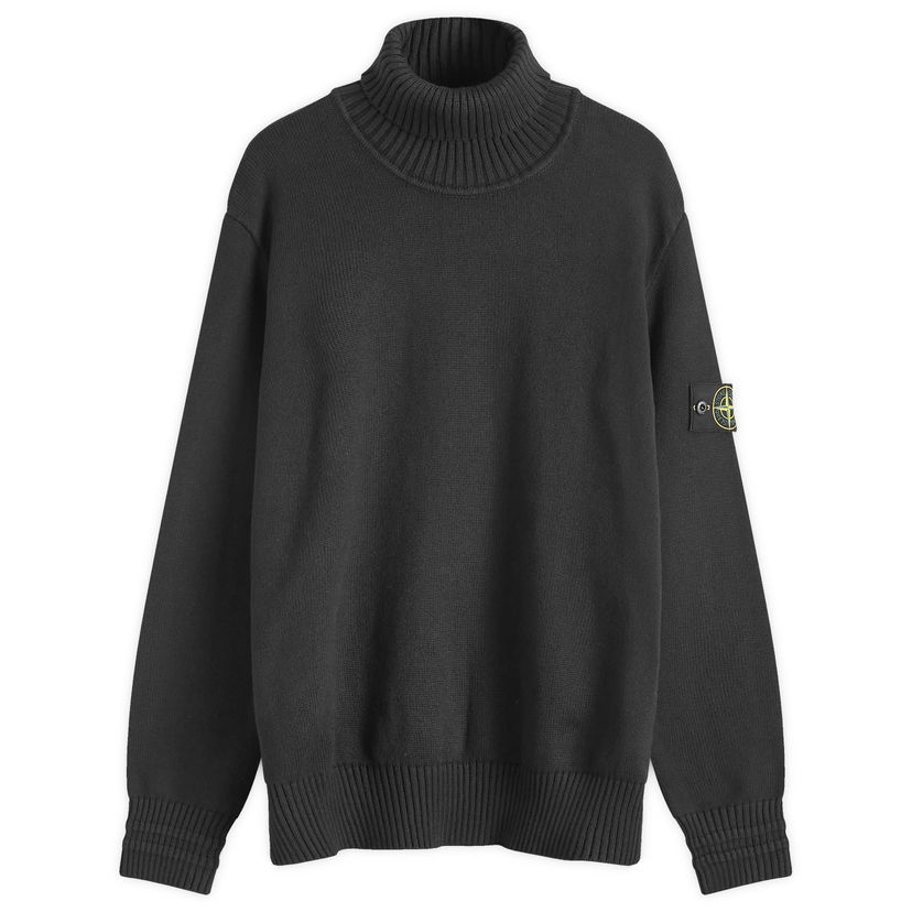 Sweater Stone Island Stone Island Cotton Turtleneck Knit, Large Svart | 8115505A2-V0029