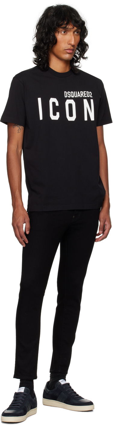 T-shirt DSQUARED2 Dsquared2 'Icon' Cool Fit T-Shirt Svart | S79GC0003_D20020, 3