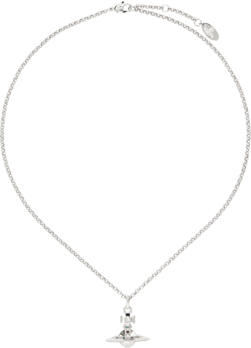 Halsband Vivienne Westwood Vivienne Westwood Tiny Orb Pendant Necklace Metallisk | 63020097-02P019-CN