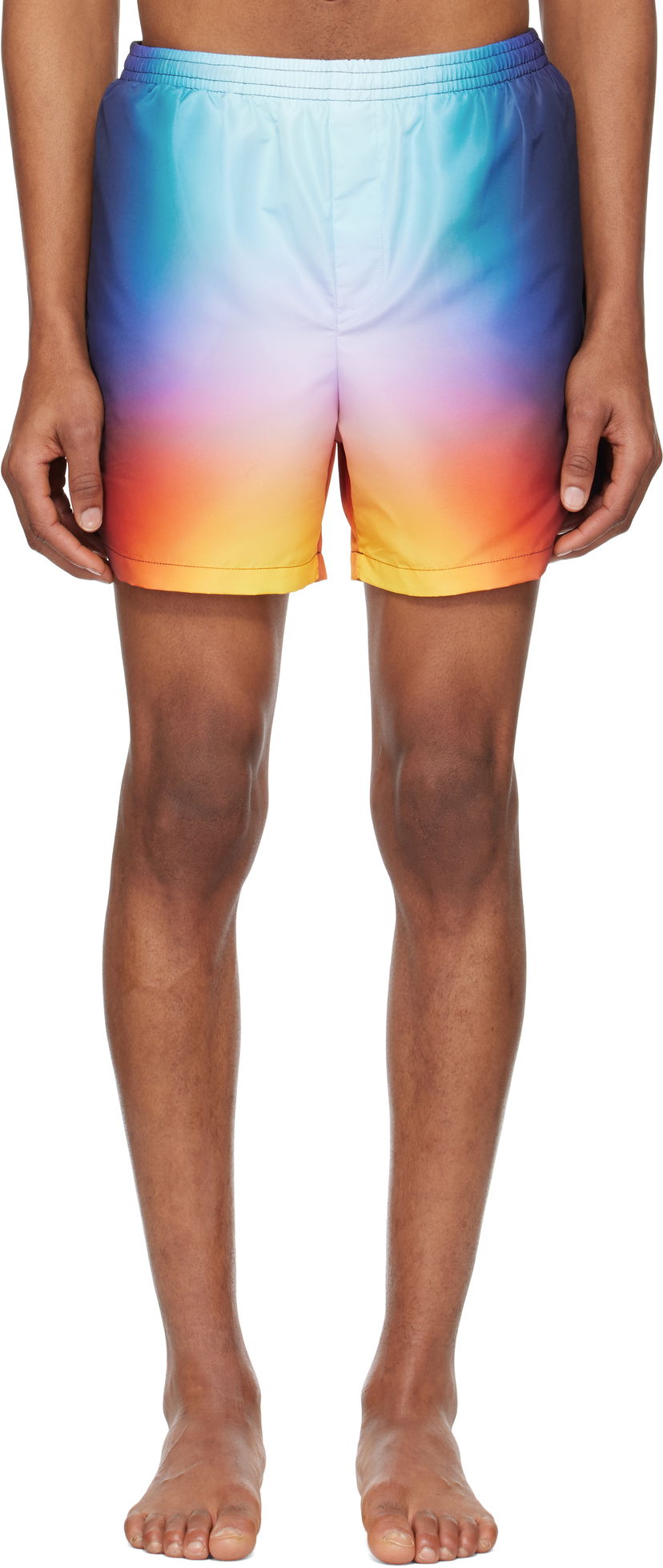 Badkläder Casablanca Casablanca Tie Dye Swim Shorts Flerfärgad | MS25-TR-032-01
