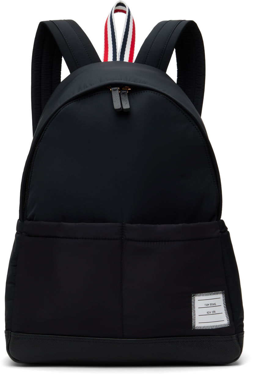Ryggsäck Thom Browne Thom Browne Poly Twill Multipocket Backpack Svart | UAG210A-07259