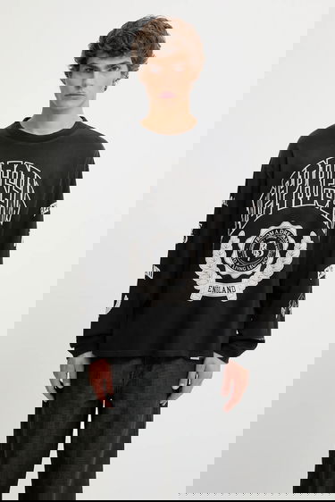 T-shirt Represent Clo Represent Legacy Crest Long Sleeve T-Shirt Svart | MLM100371, 0