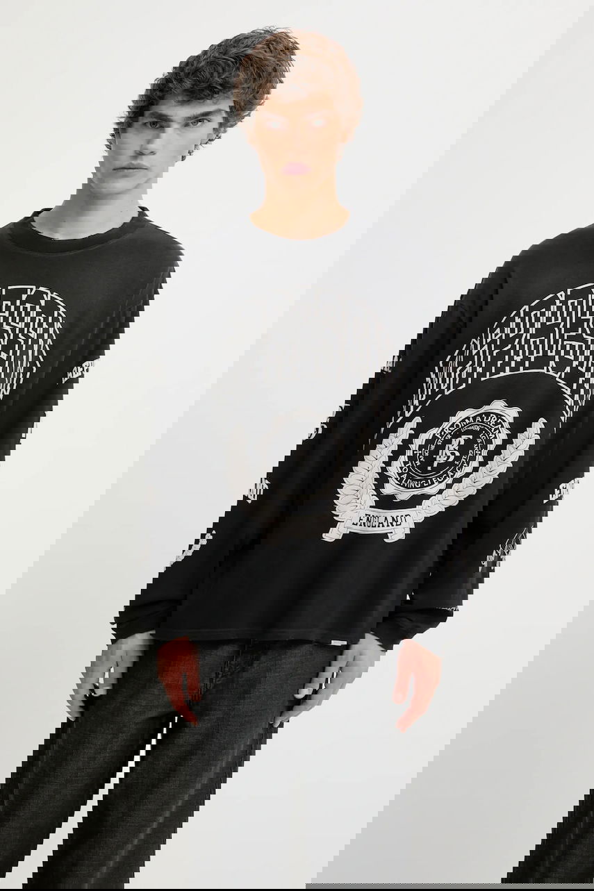 T-shirt Represent Clo Represent Legacy Crest Long Sleeve T-Shirt Svart | MLM100371, 0