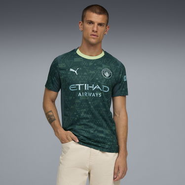 Jersey Puma Manchester City 4th Kit 25/26 Geometric Pattern DRYCELL Jersey Grön | 782692_04, 1