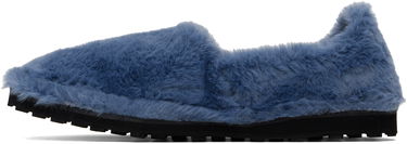 Kläder Marni Marni Faux-Fur Loafers Blå | MOMR006402 P8211, 2