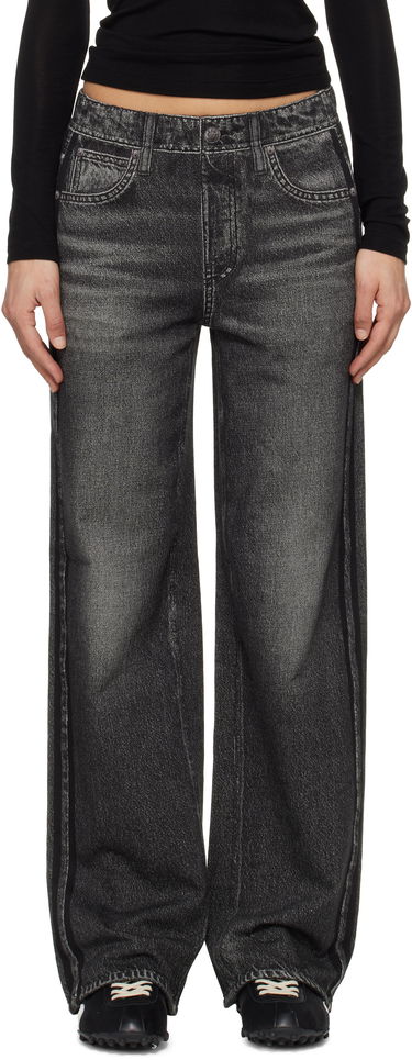 Jeans rag & bone Rag & Bone Miramar Terry Wide-Leg Track Pants Grå | WCW25S70018201, 0