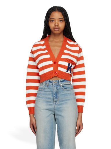 Sweater KENZO Paris Nautical Stripes Orange | FD52CA3563CG