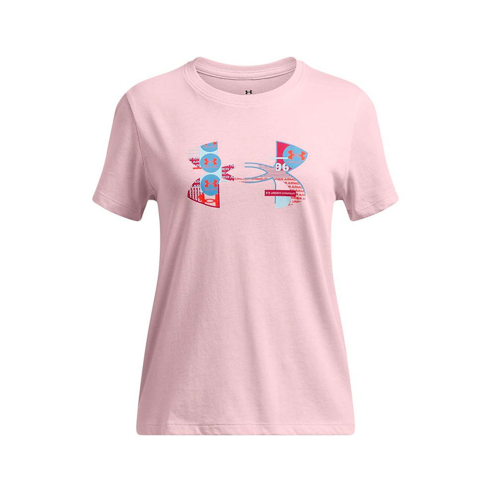 T-shirt Under Armour Big Logo Fill Graphic T-Shirt Rosa | 1389769-647, 0