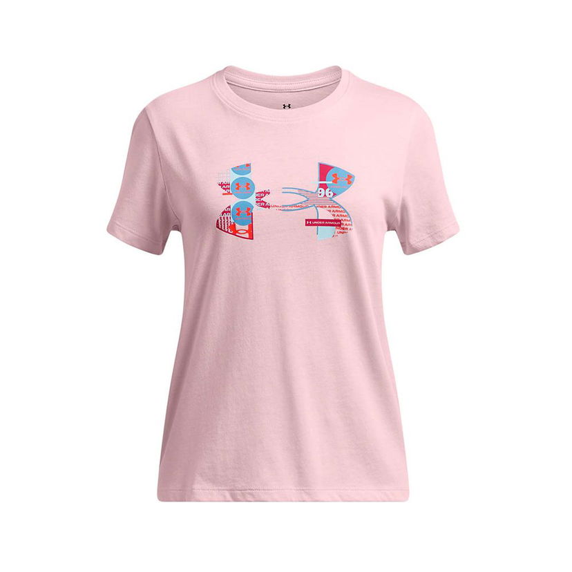 T-shirt Under Armour Big Logo Fill Graphic T-Shirt Rosa | 1389769-647