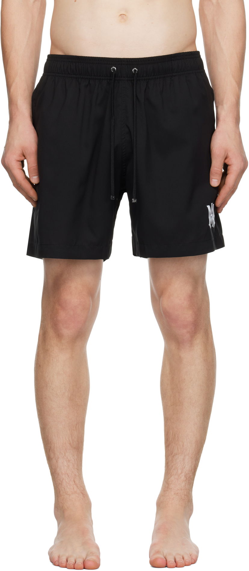Badkläder AMIRI Core Logo Swim Shorts Svart | AMSWTK1034