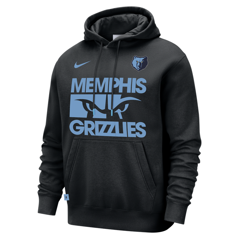 Sweatshirt Nike Nike NBA Memphis Grizzlies Club Courtside Hoodie Svart | FZ7693-010