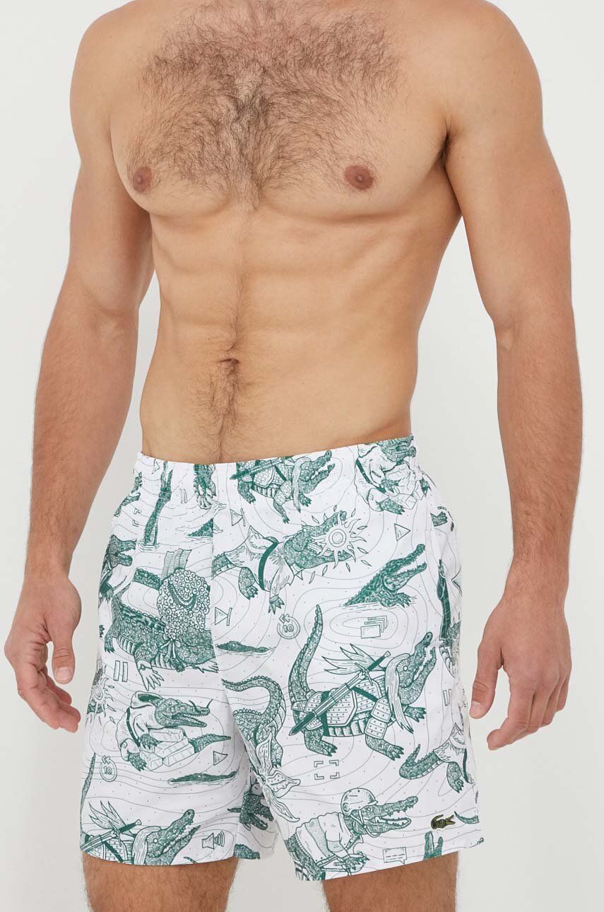 Badkläder Lacoste x Netflix Printed Swim Trunks Grön | MH7054, 0