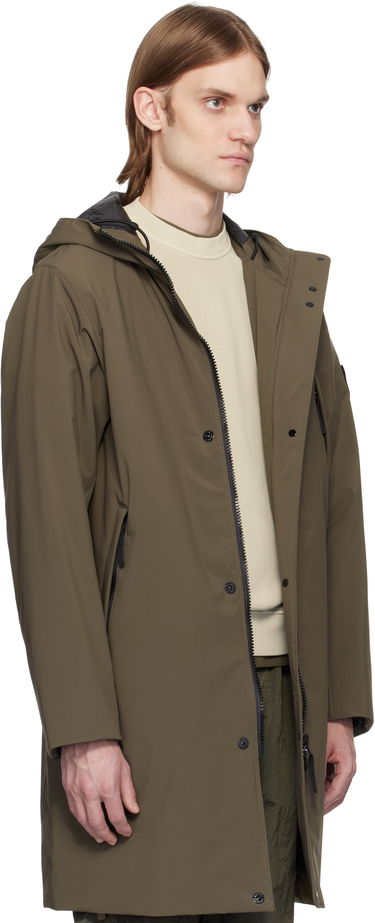 Regnrock Stone Island Stone Island Soft Shell-R E.Dye Technology Coat Grön | K1S15 7100001 S0A27, 1