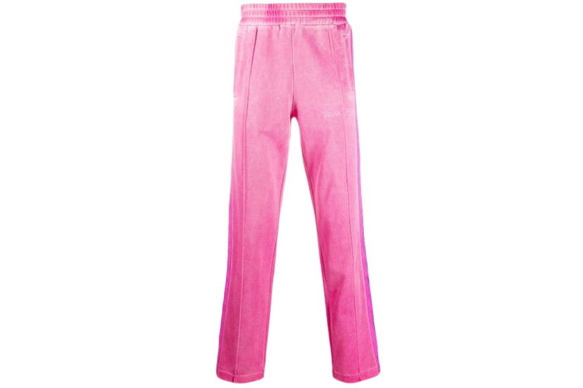 Träningsbyxor Palm Angels Straight Leg Side Stripe Track Pants Rosa | PMCA084F20FAB0033030