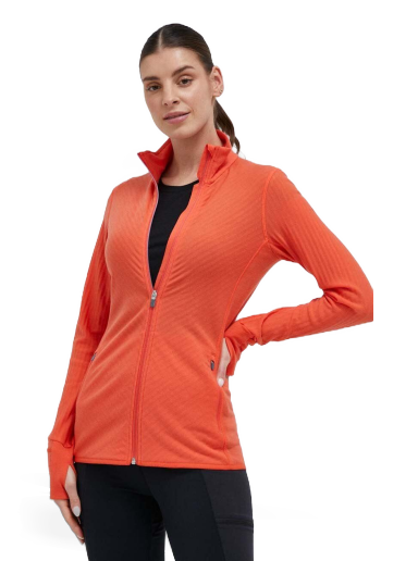 Sweatshirt Icebreaker Descender Zip Sweatshirt Orange | IB1039007291