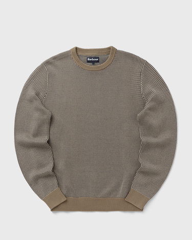 Sweater Barbour Wells Crew Neck Patterned Knit Flerfärgad | MKN1665ST17, 0