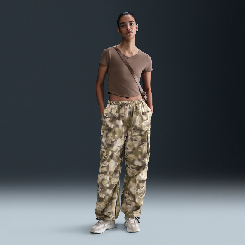 Cargo byxor Nike Nike Sportswear Loose Fit Mid-Rise Cargo Pants Beige | HM9015-104