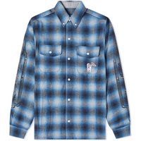 Skjorta BILLIONAIRE BOYS CLUB Check Shirt Blå | B23424-BL, 1
