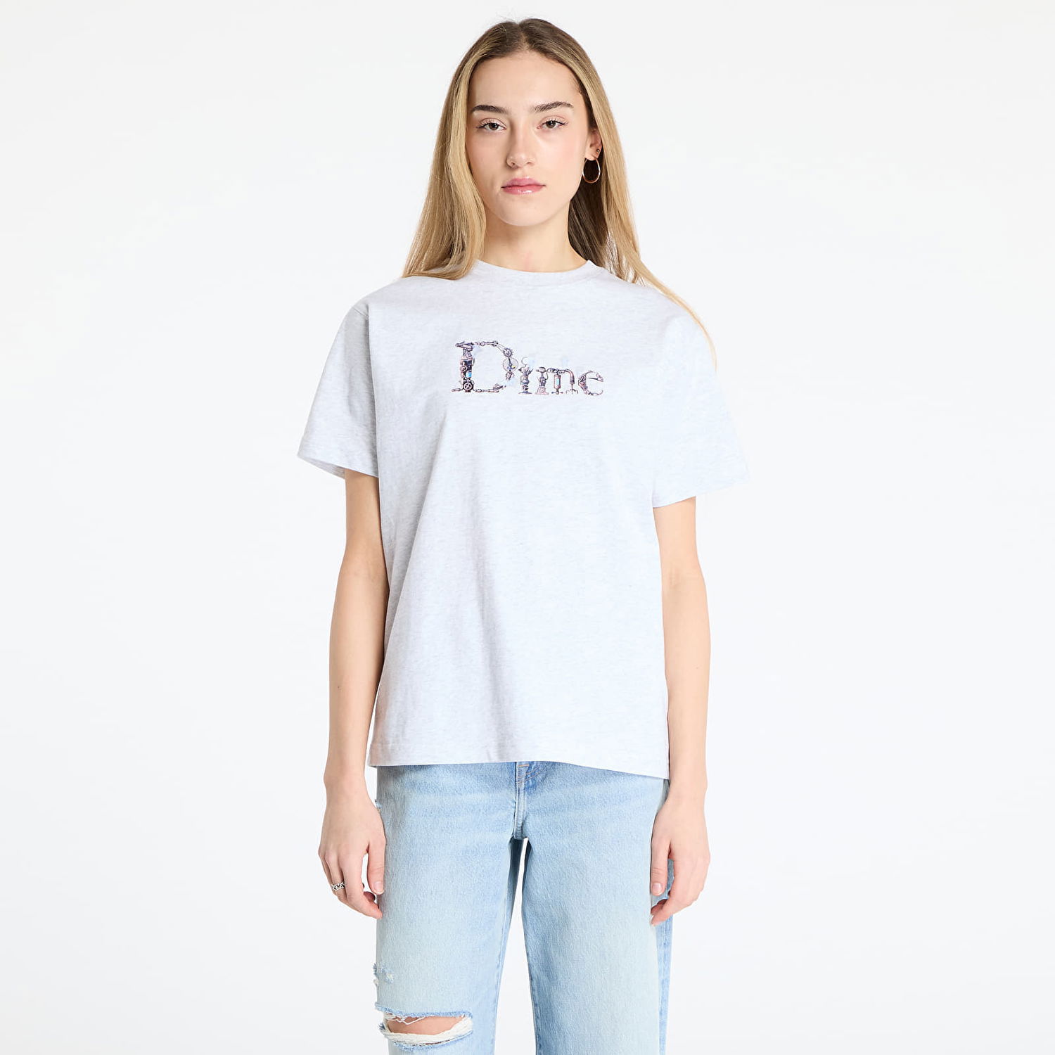 T-shirt Dime Dime Classic Steampunk T-Shirt Grå | DIMESP2551ASH, 1
