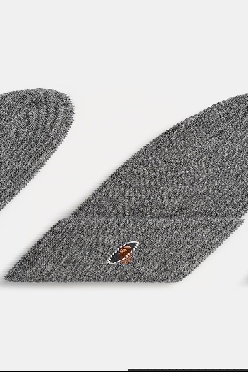 Mössa BAPE A Bathing Ape One Point Beanie Grå | 1K80281003, 0