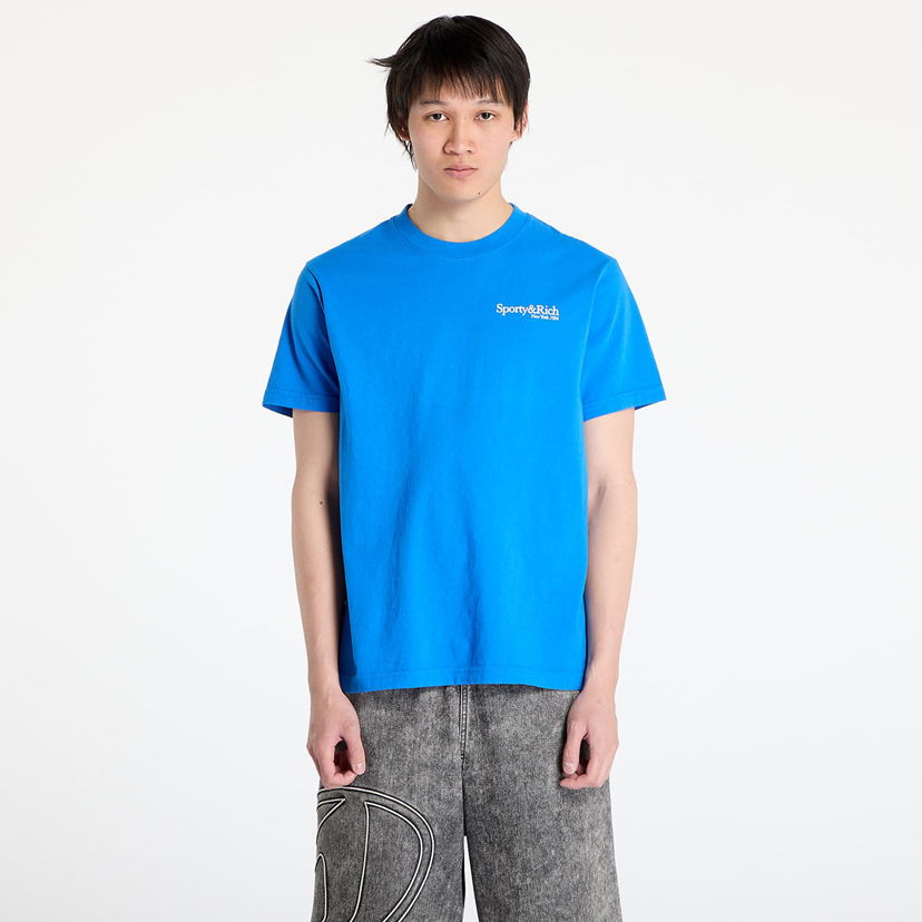 T-shirt Sporty & Rich Sporty & Rich Health is Wealth T-Shirt Blå | TO043622300BL67