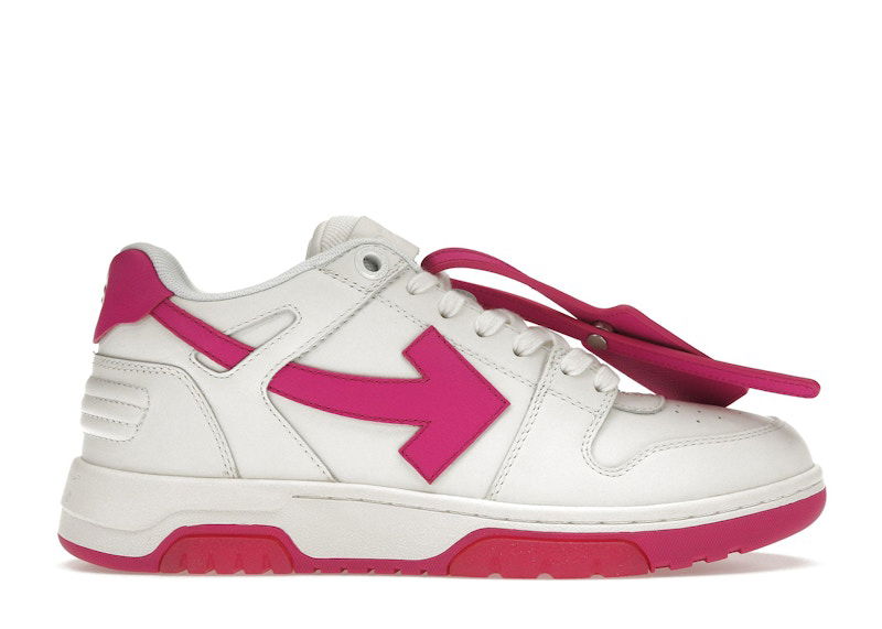 Sneakers och skor Off-White Out Of Office Calf Leather White Fuchsia W Röd | OWIA259S23LEA0010132/OWIA259F22LEA0010132, 0