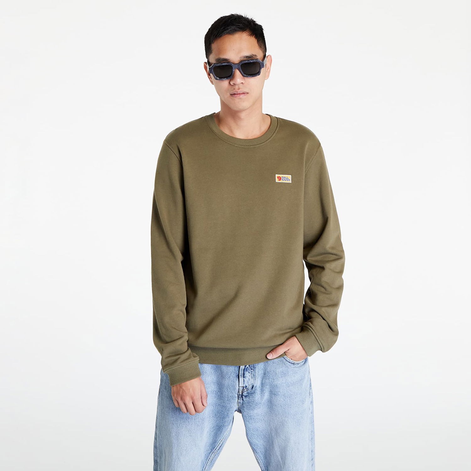 Sweatshirt FJÄLLRÄVEN Vardag Sweater M Grön | F87070-620, 0