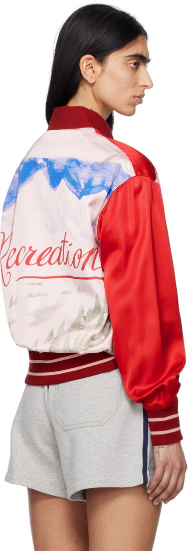 Bomberjacka Bode Bode Postcard Rally Jacket Röd | MRS25JA021, 2