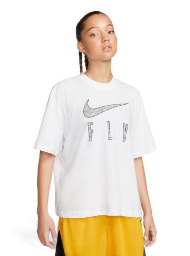 T-shirt Nike Dri-FIT Swoosh Fly Boxy Tee Vit | DV2373-100