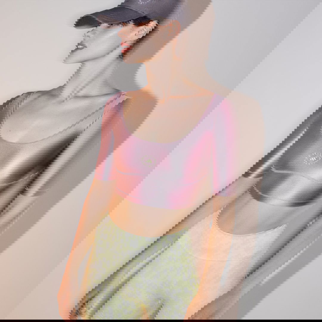 T-shirt adidas Performance adidas adidas by Stella McCartney Crop Top adidas by Stella McCartney Purpur | IN3652, 1