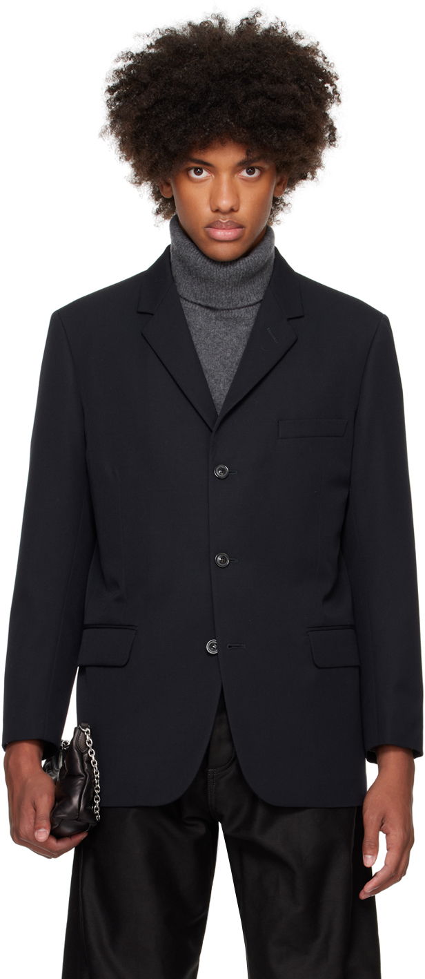Rockar Maison Margiela Suit Blazer Mörkblå | S50BN0528 S76539